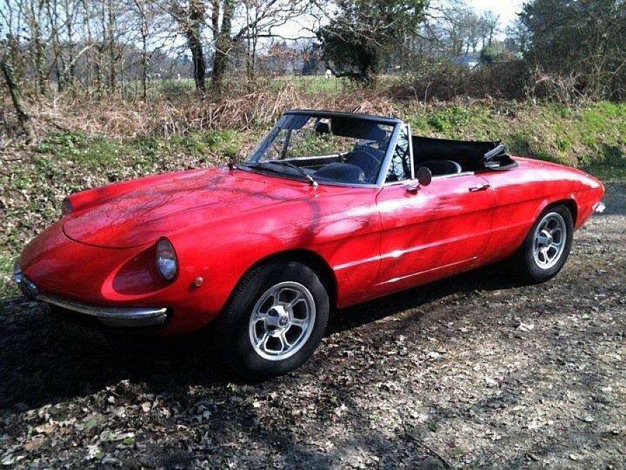 Alfa Romeo Spider 1300 Junior Duetto Cabriolet Rouge
