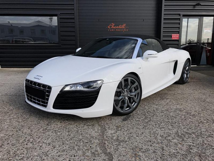 Annonce vendue AUDI R8 I Spyder V10 5.2 FSI Quattro RTronic 525ch cabriolet Blanc occasion 80