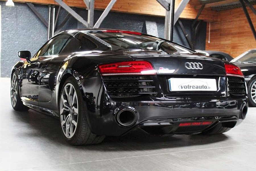 AUDI R8 I V10 5.2 FSI Quattro Stronic 525ch coupé Noir occasion 89 900 € 17 500 km vente
