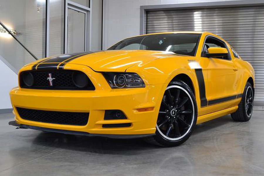 Carte Collection Mustang Boss 302 1969 Jaune - édition 1991 P.Y.Q.C.C. état Neuf