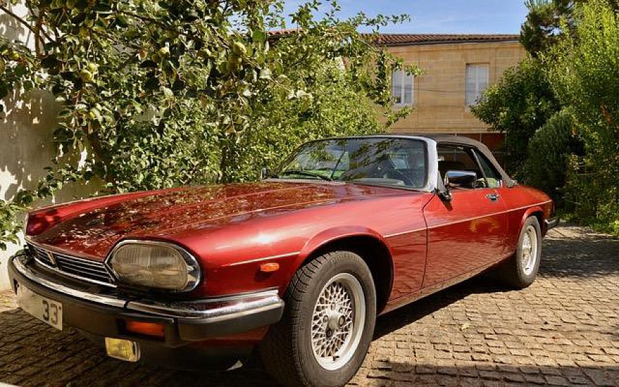 JAGUAR XJS 5.3 V12 cabriolet Bordeaux occasion - 30 000 € - 107 974 km