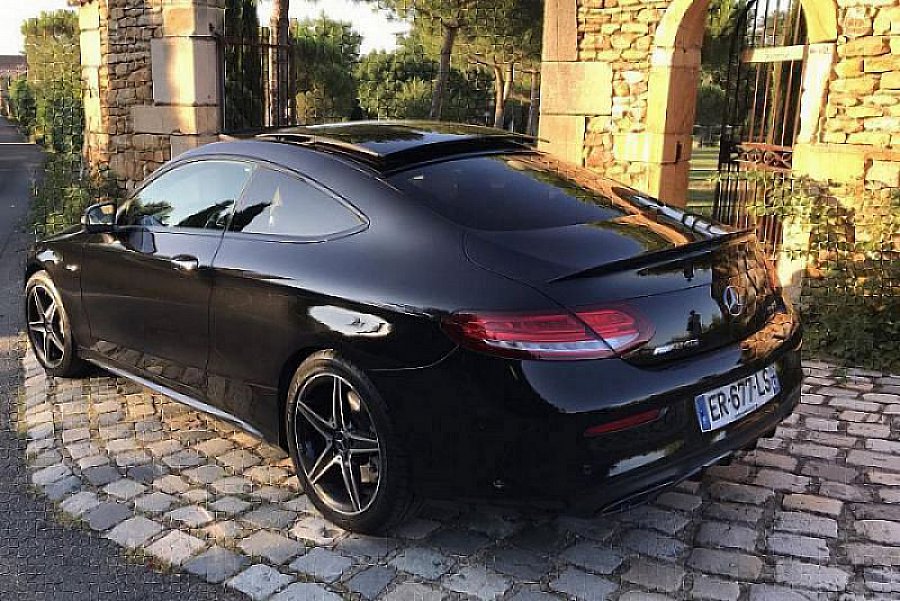 MERCEDES CLASSE C Coupé C205 43 AMG Sport coupé Noir occasion 72 000 € 9 000 km vente de MERCEDES CLASSE C Coupé C205 43 AMG Sport coupé Noir occasion 72 000 € 9 000 km vente de