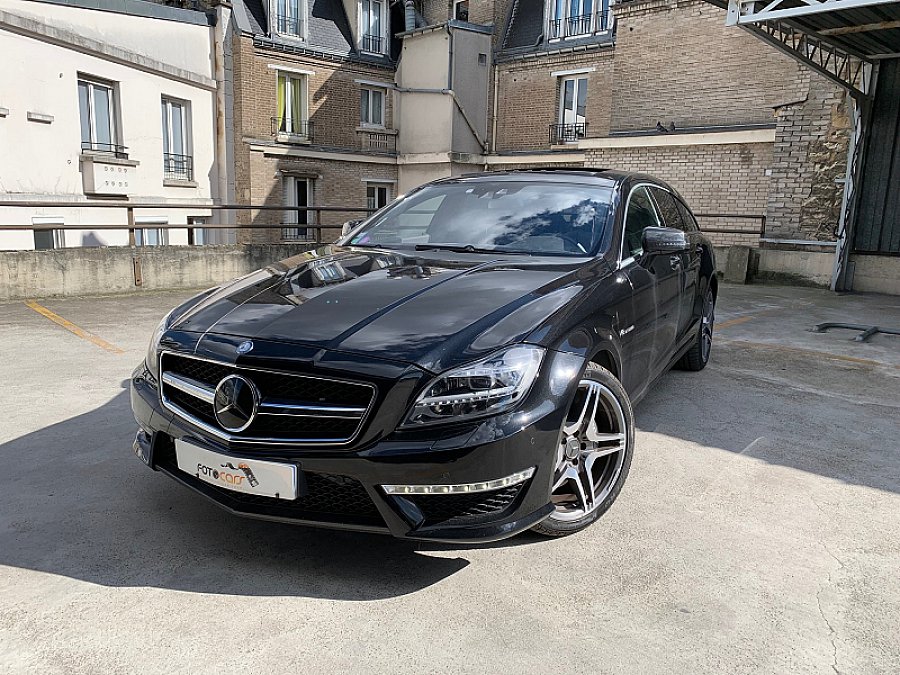 MERCEDES CLASSE CLS Shooting Brake X218 63 AMG break Noir occasion 54 700 € 42 183 km
