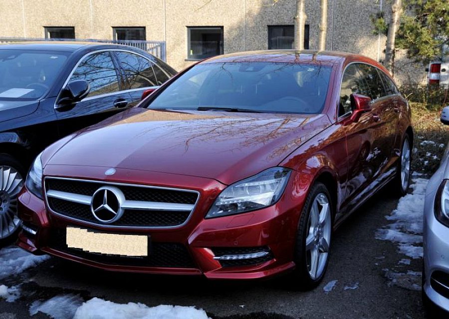 MERCEDES CLASSE CLS Shooting Brake X218 350 CDI BlueEfficiency 4Matic AMGPack break Bordeaux