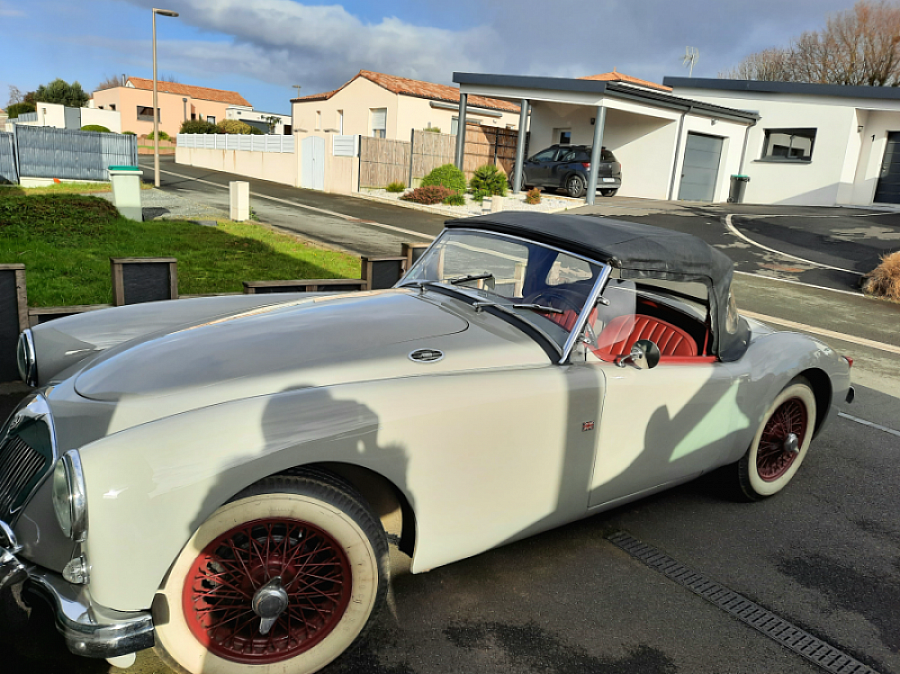 MG A 1500 cabriolet Gris clair occasion - 34 900 €, 38 000 km