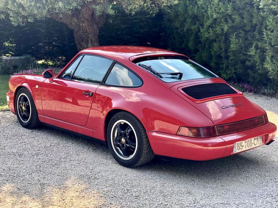 PORSCHE 911 964 Carrera 4 3.6 250 ch coupé Rouge occasion 49 990