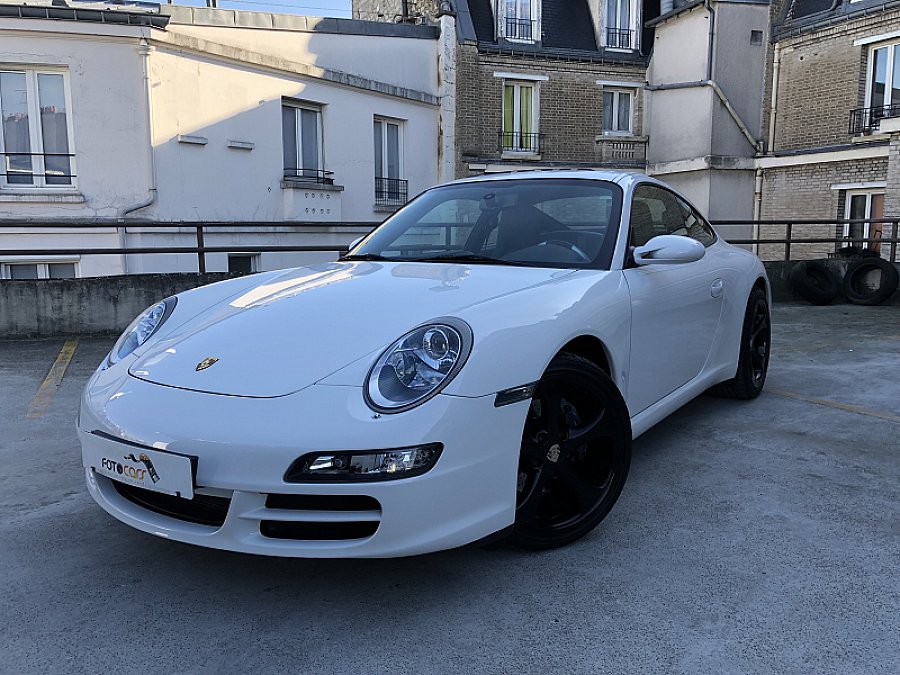 PORSCHE 911 997 Carrera 3.6i 325 ch coupé Blanc occasion - 44 900 ...