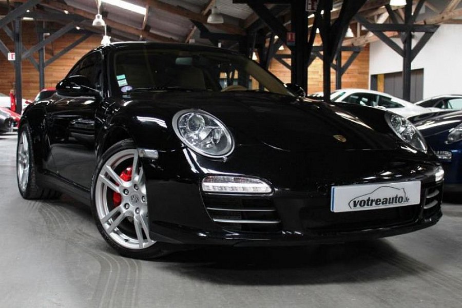 PORSCHE 911 997 Carrera 4S 3.8i 385 ch coupé Noir occasion - 66 900 ...
