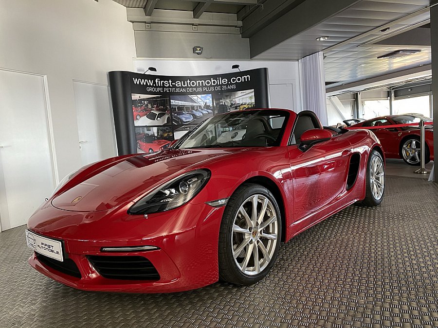 PORSCHE 718 BOXSTER 982 2.0 300 ch cabriolet Rouge occasion 56 900