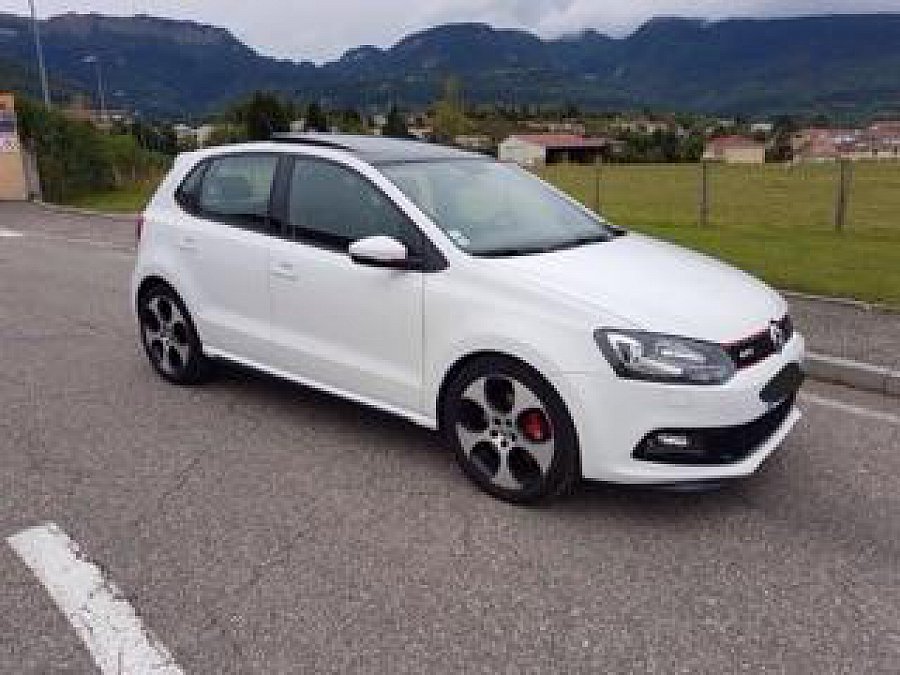 VOLKSWAGEN POLO V GTI 1.4 TSI 180ch berline Blanc occasion