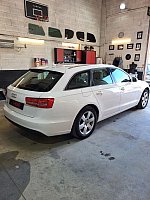 AUDI A6 AVANT C7 2.0 TDI 177 ch ambition luxe break Blanc occasion - 14 990 €, 163 000 km