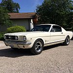 FORD MUSTANG I (1964-73) 4.7L V8 (289 ci) Pack luxe coupé Blanc occasion - 52 000 €, 15 000 km