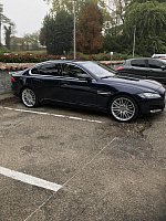 JAGUAR XF II 30d 300 ch PORTOFINO FULL OPRTIONS berline Bleu foncé occasion - 26 500 €, 87 500 km