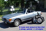 MERCEDES CLASSE SL R107 500 SL cabriolet Bleu clair occasion - 54 698 €, 98 321 km