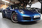 PORSCHE 911 991 Targa 4S 3.0 420 ch cabriolet Bleu occasion - 153 900 €, 20 800 km
